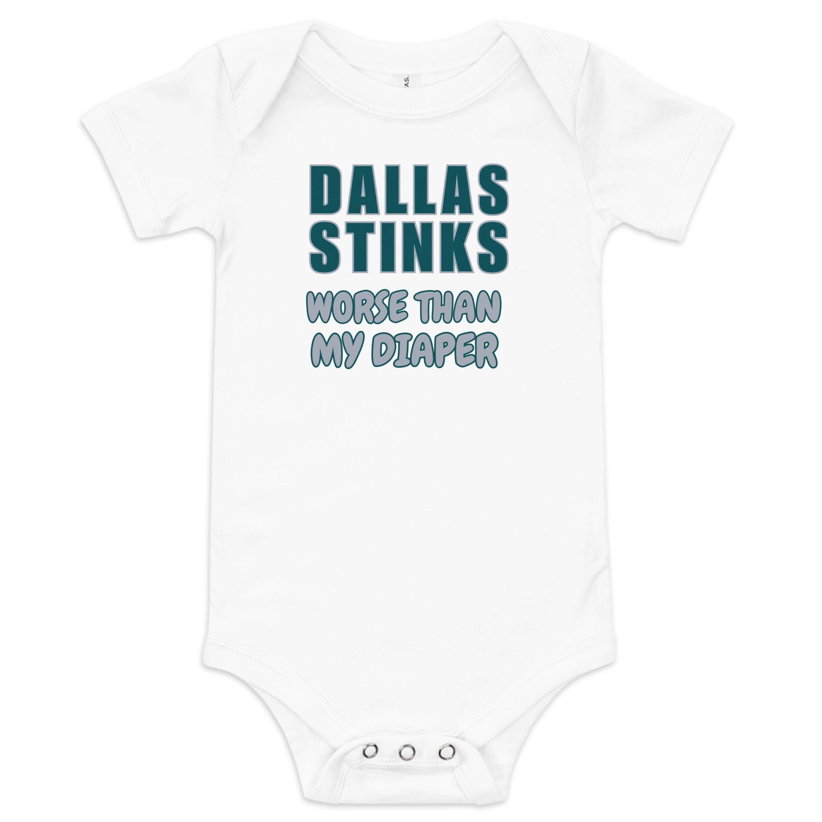 Dallas Stinks Baby Onesie - Broad Street Threads