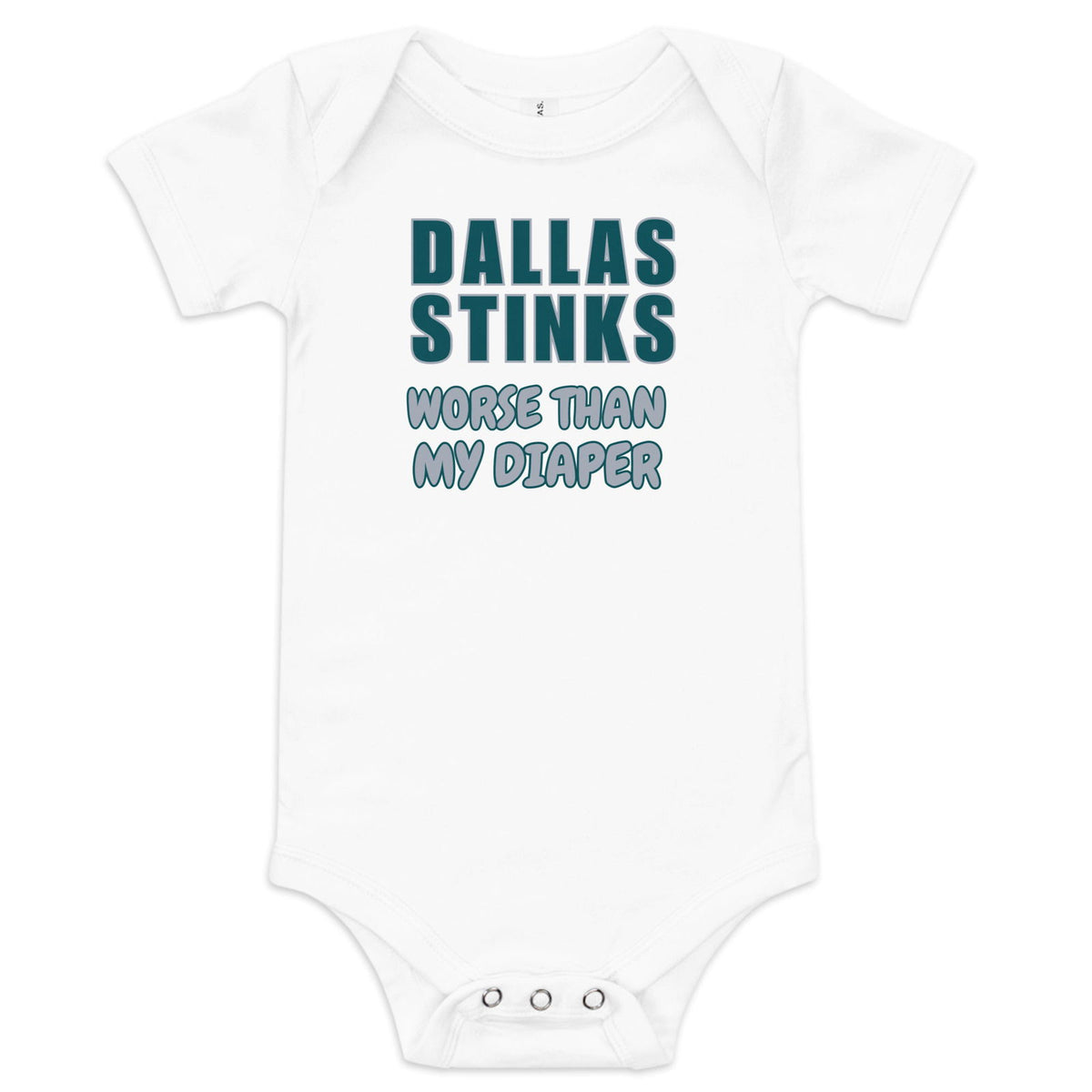 Dallas Stinks Baby Onesie - Broad Street Threads