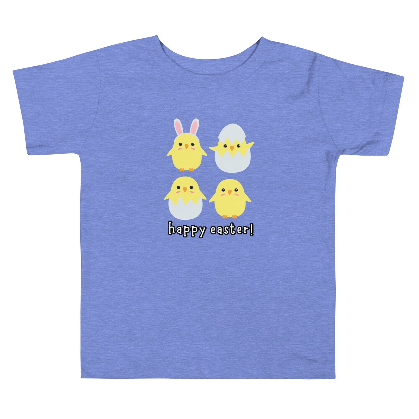 Happy Easter Chicks Toddler Short Sleeve Tee - Broad Street Threads