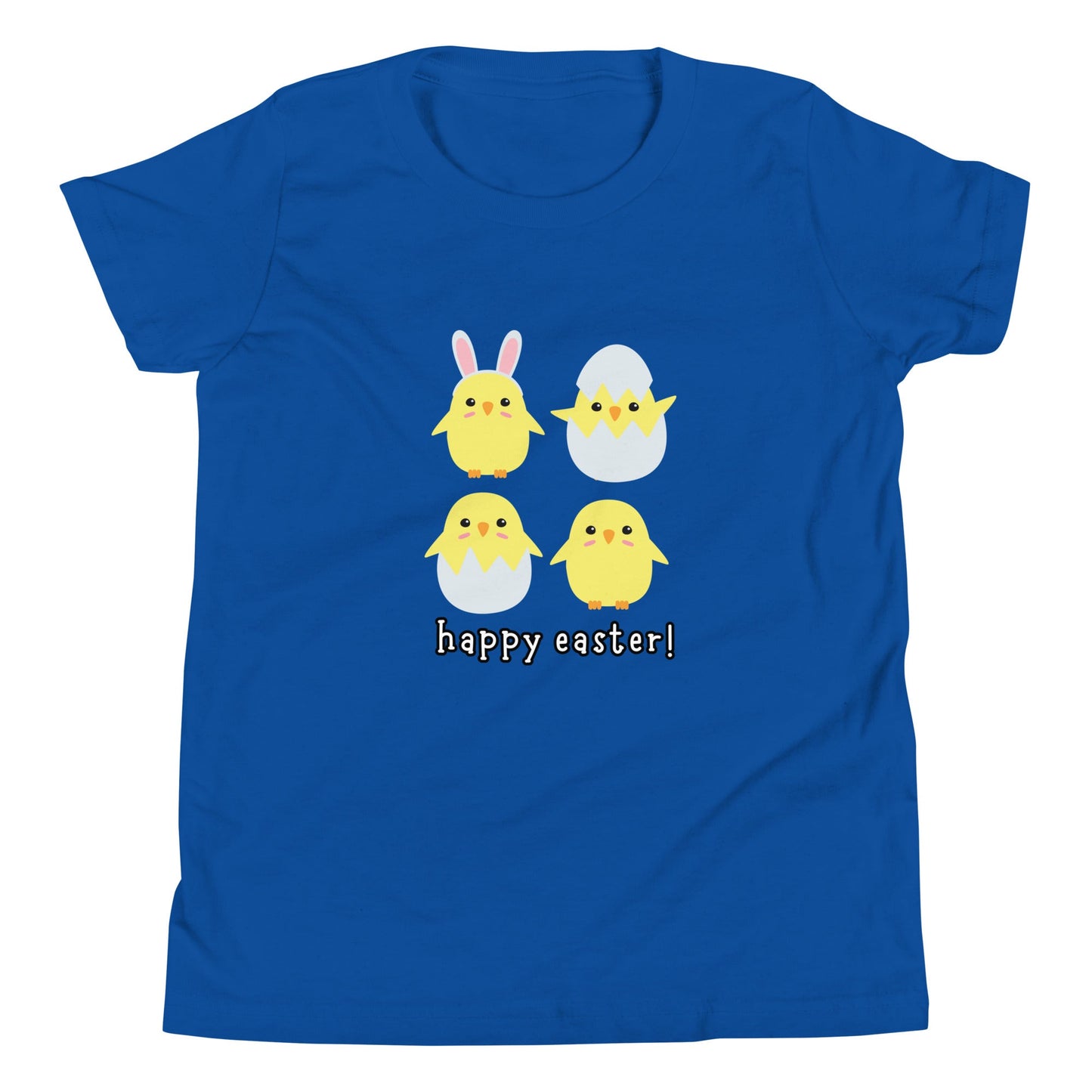 Happy Easter Chicks Youth Short Sleeve T-Shirt - Broad Street Threads