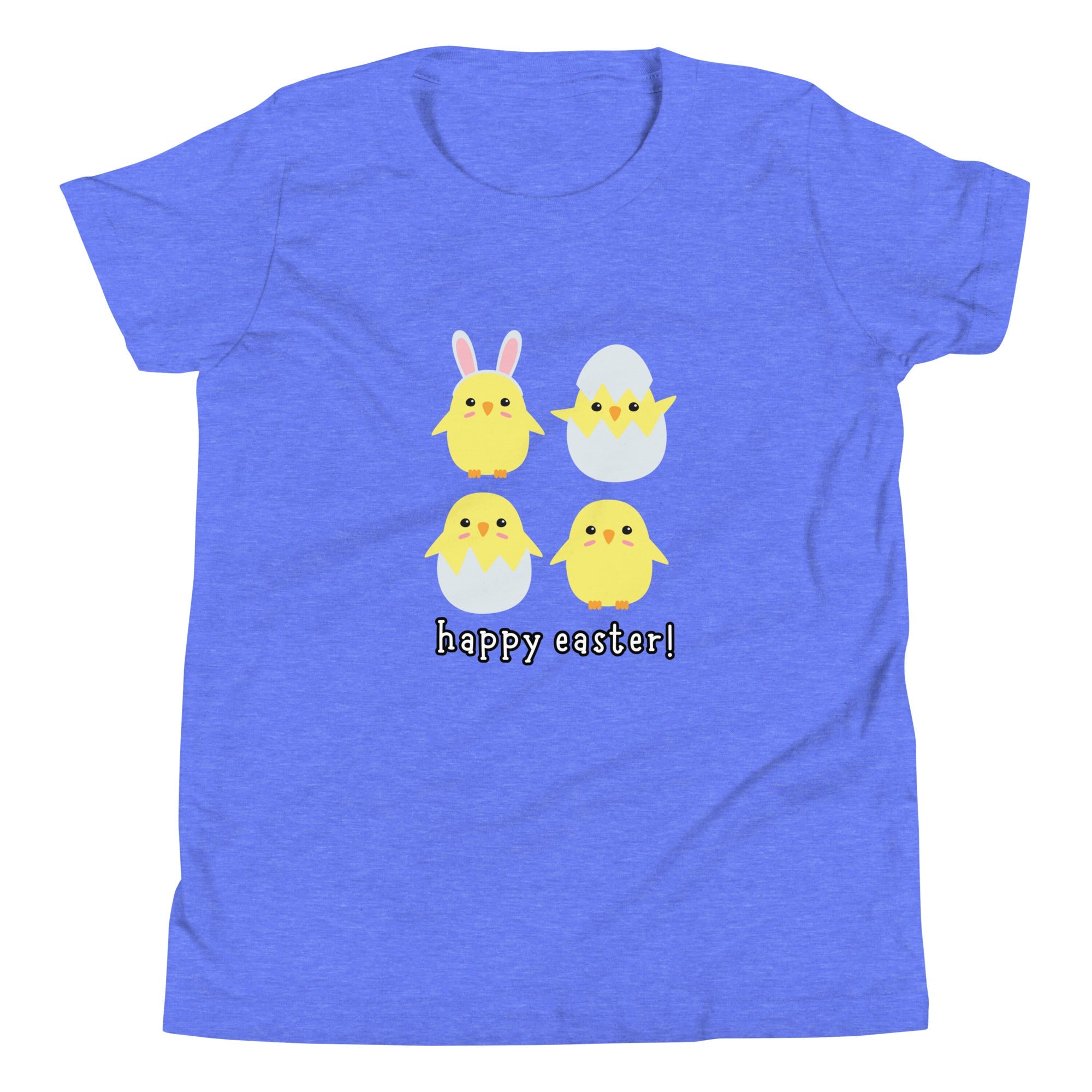 Happy Easter Chicks Youth Short Sleeve T-Shirt - Broad Street Threads