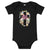 He is Risen Floral Baby short sleeve one piece - Broad Street Threads