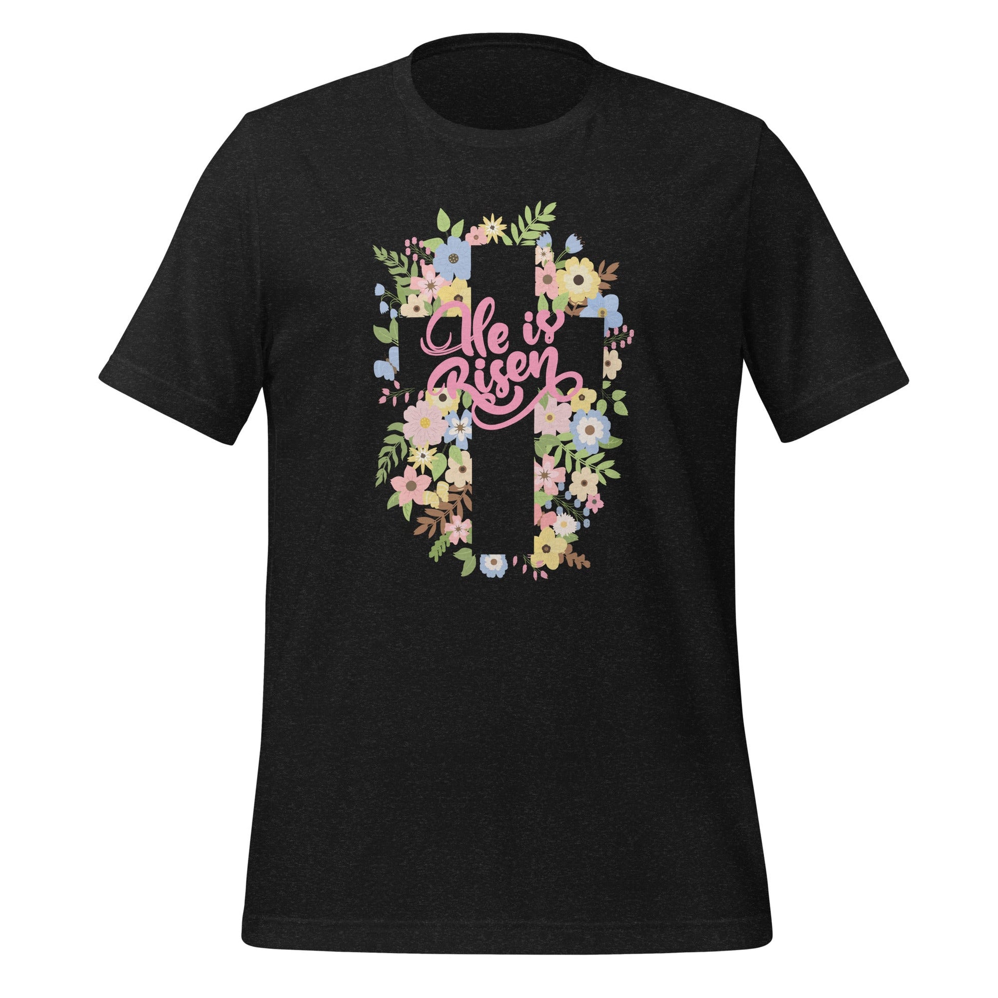 He is Risen Floral Tee - Broad Street Threads