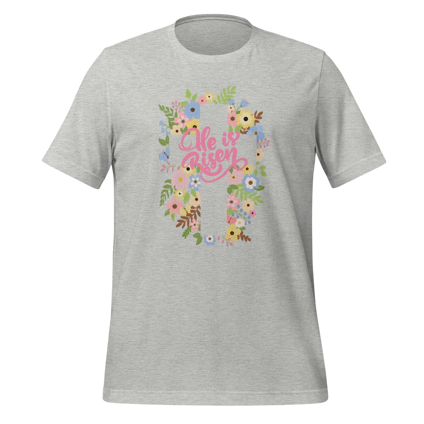 He is Risen Floral Tee - Broad Street Threads