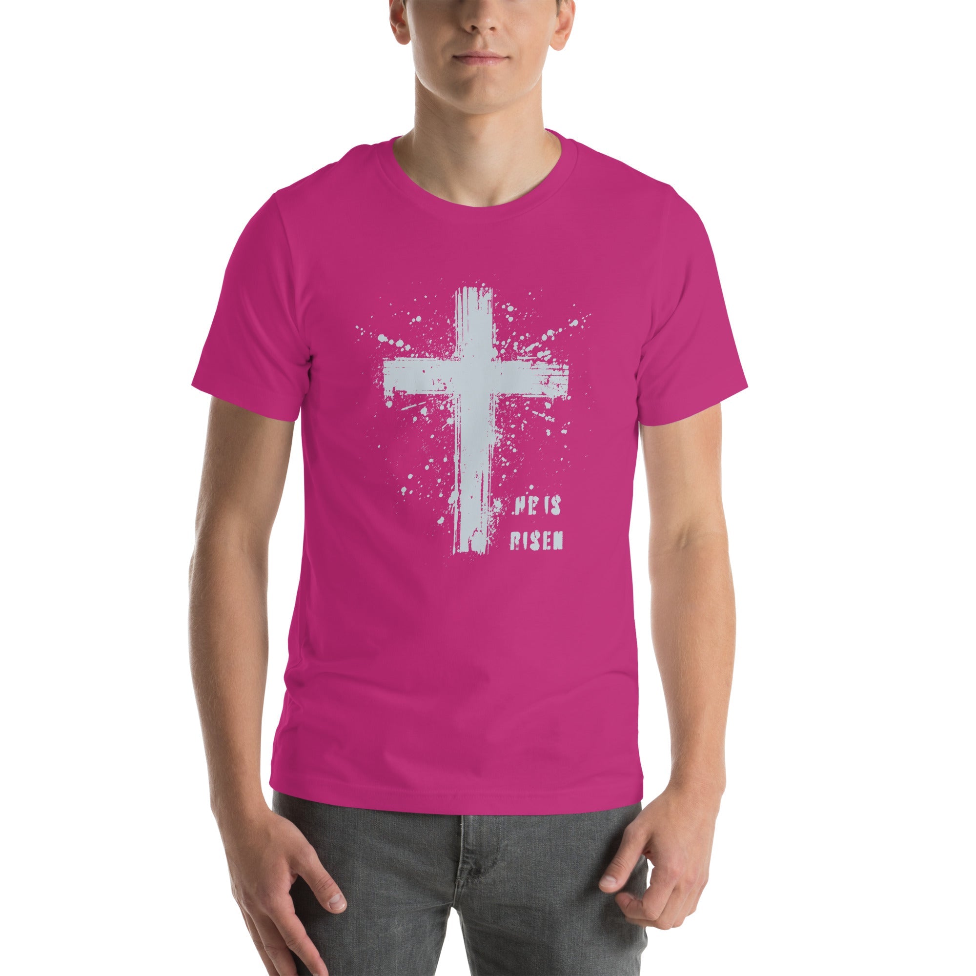 He is Risen Paint Tee - Broad Street Threads