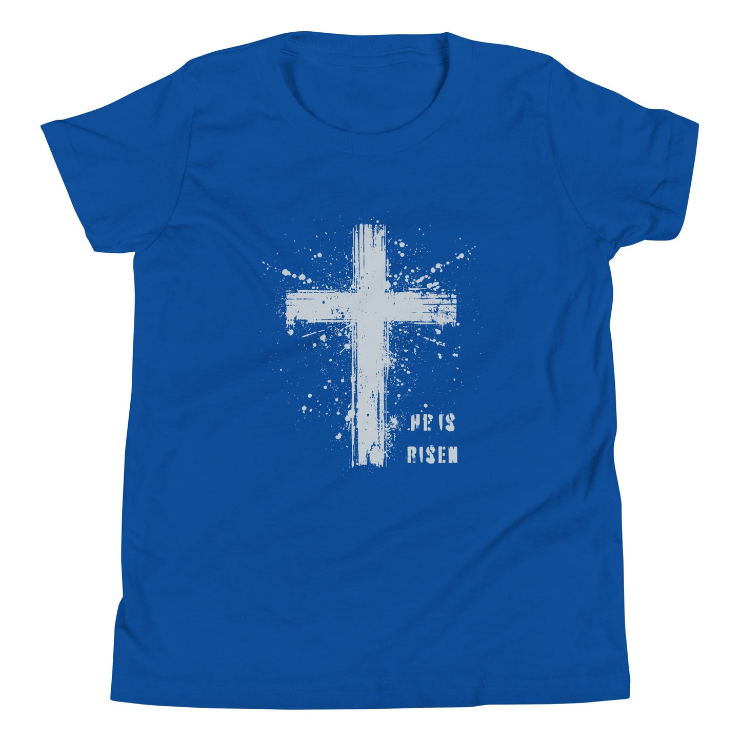 He is Risen Paint Youth Short Sleeve T-Shirt - Broad Street Threads