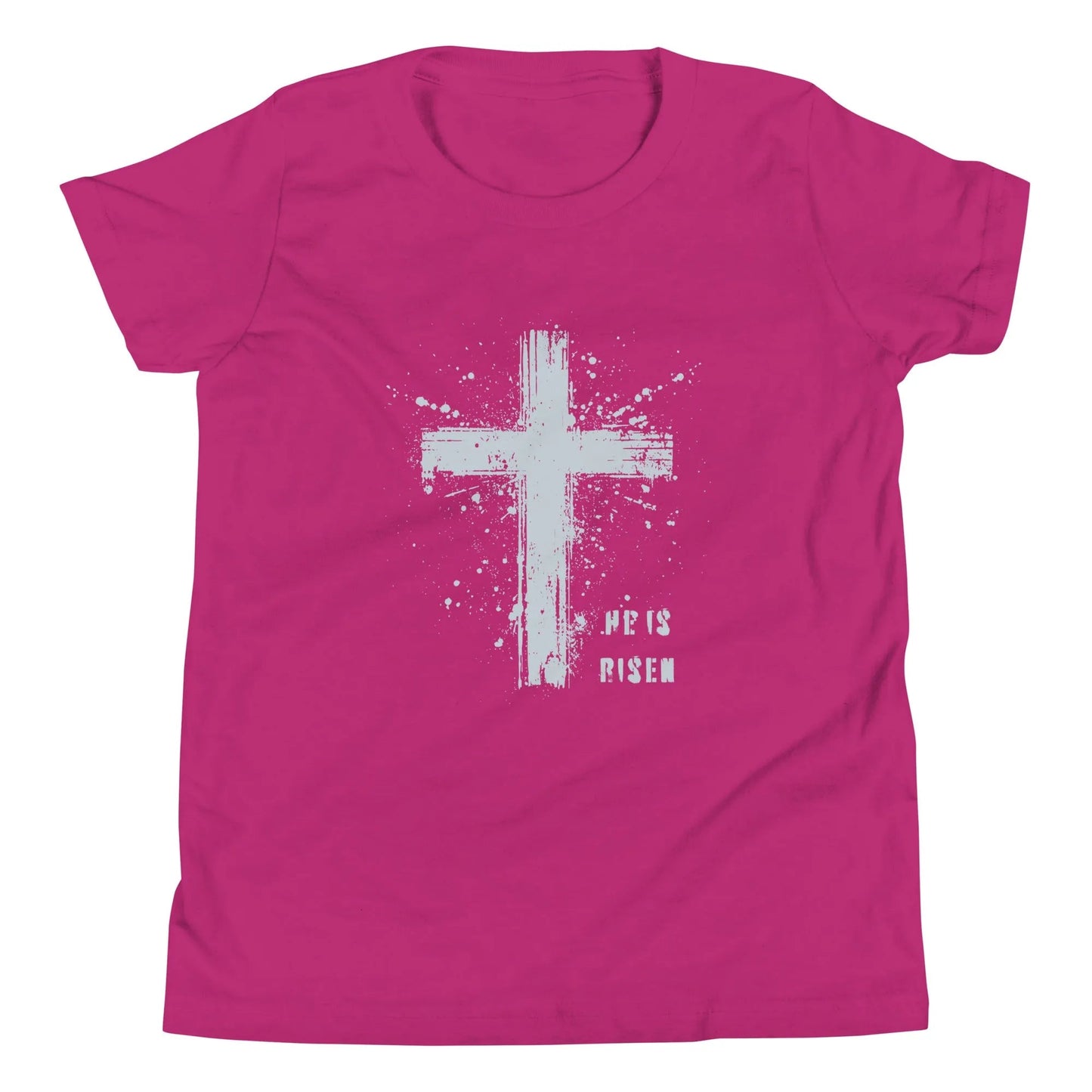 He is Risen Paint Youth Short Sleeve T-Shirt - Broad Street Threads