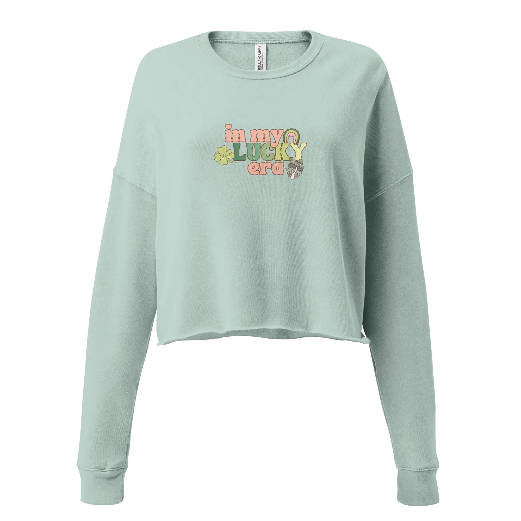 In my lucky era Crop Sweatshirt - Broad Street Threads