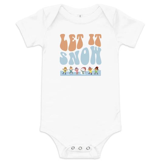 Let it Snow Baby One Piece - Broad Street Threads