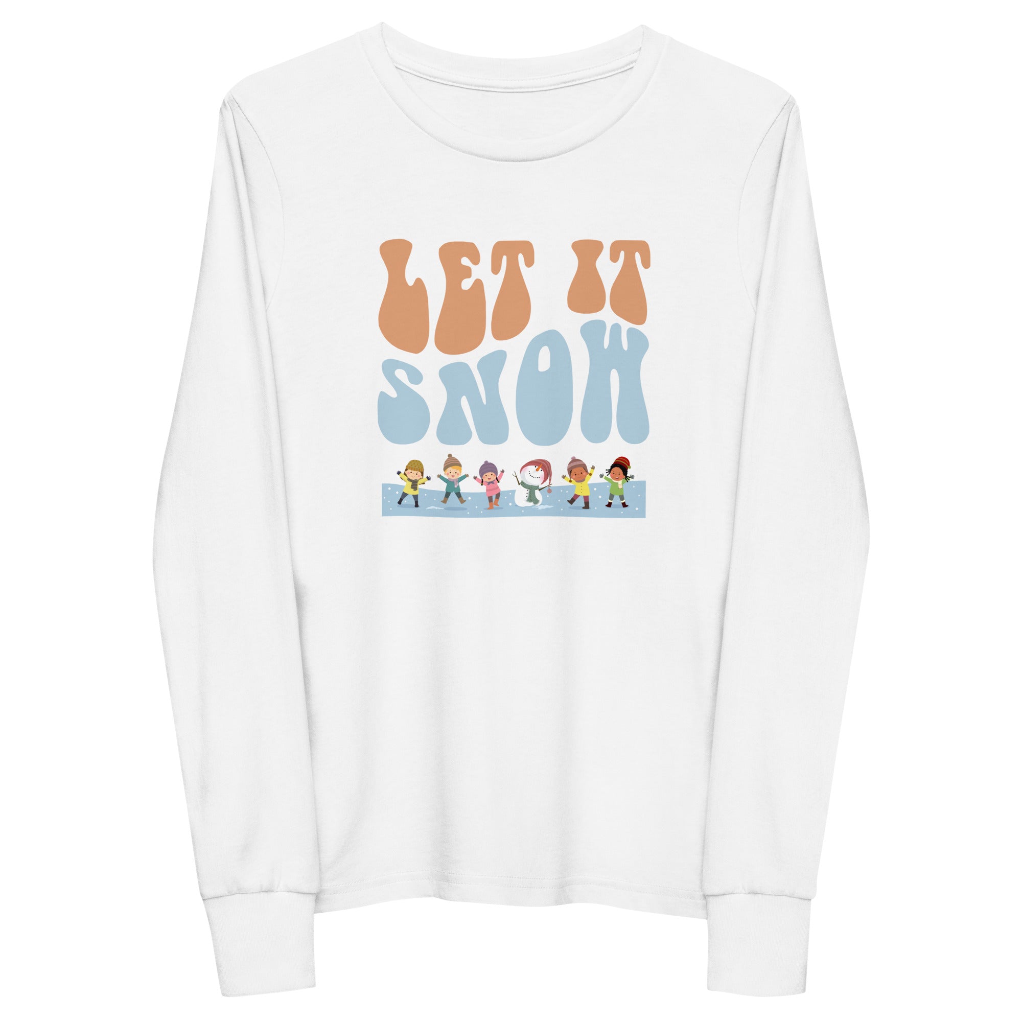 Let it Snow Youth Long Sleeve Shirt - Broad Street Threads