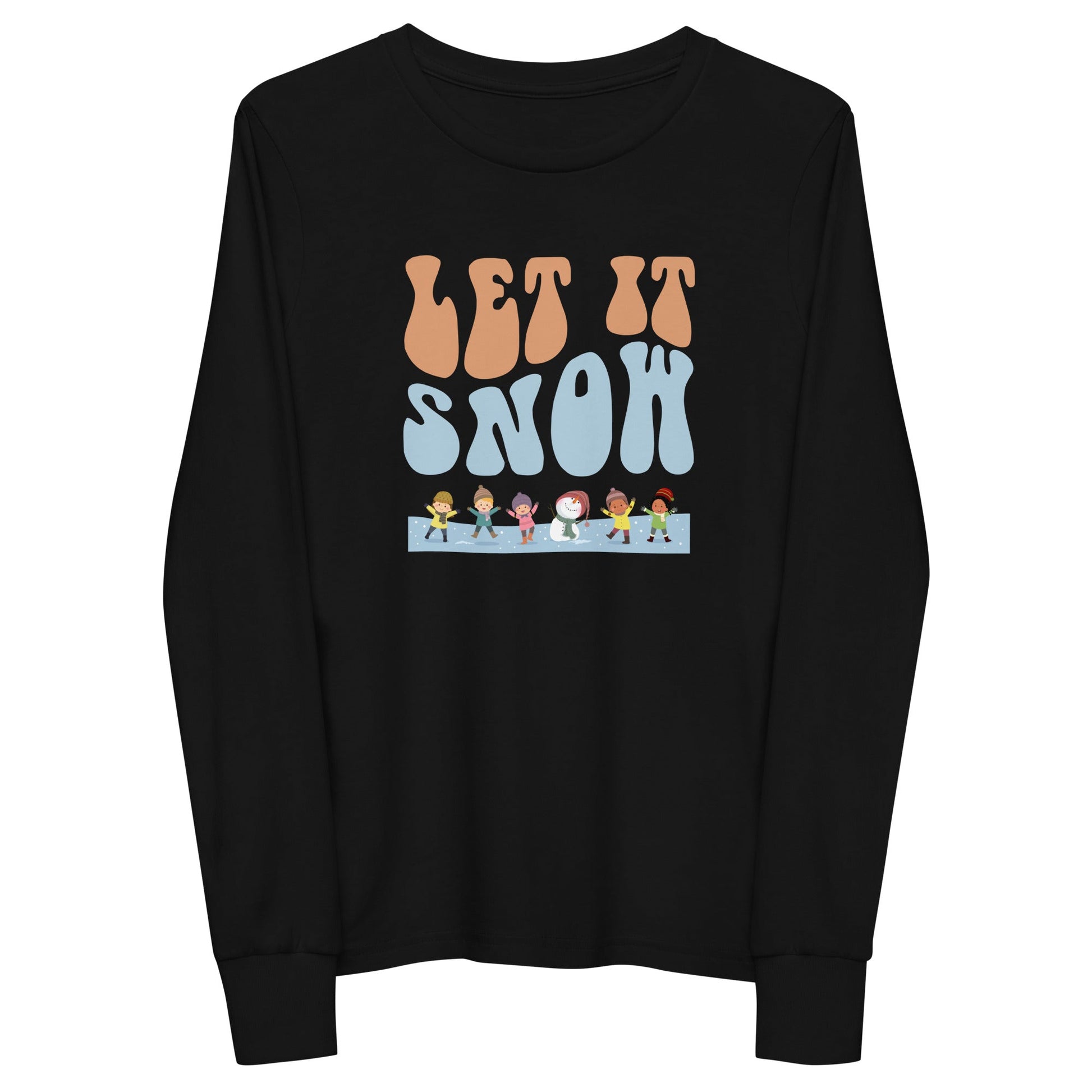 Let it Snow Youth Long Sleeve Shirt - Broad Street Threads