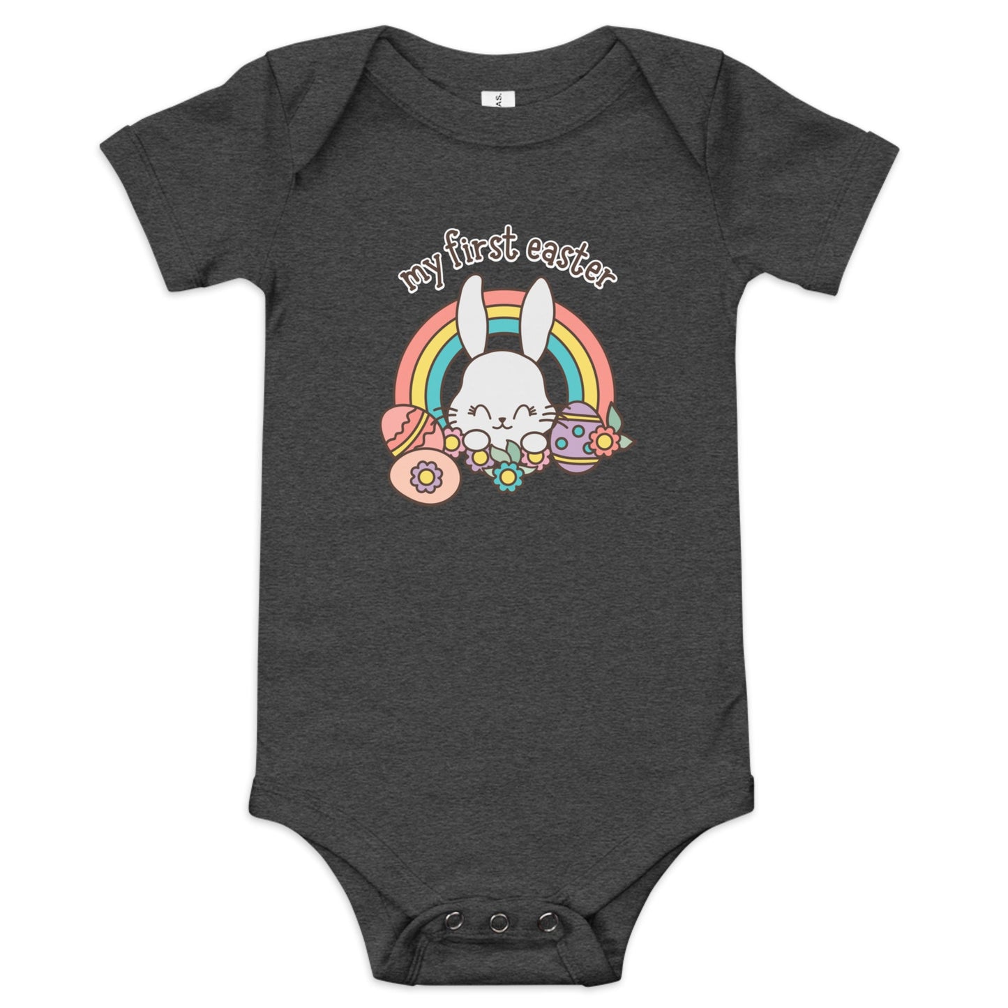 My First Easter Bunny Baby short sleeve one piece - Broad Street Threads