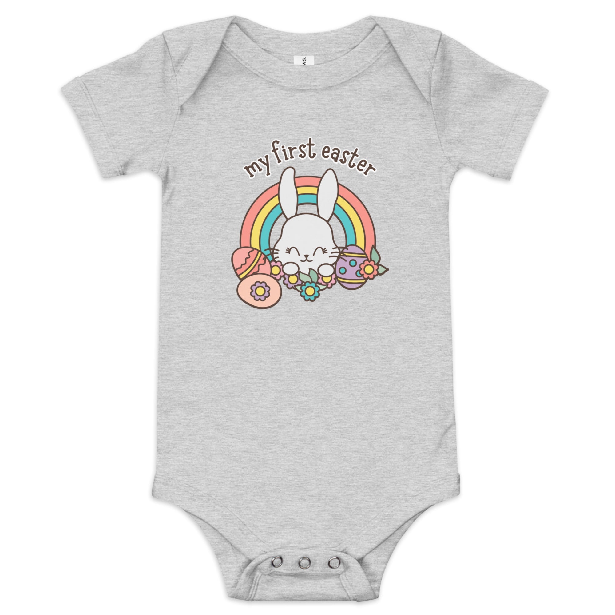 My First Easter Bunny Baby short sleeve one piece - Broad Street Threads