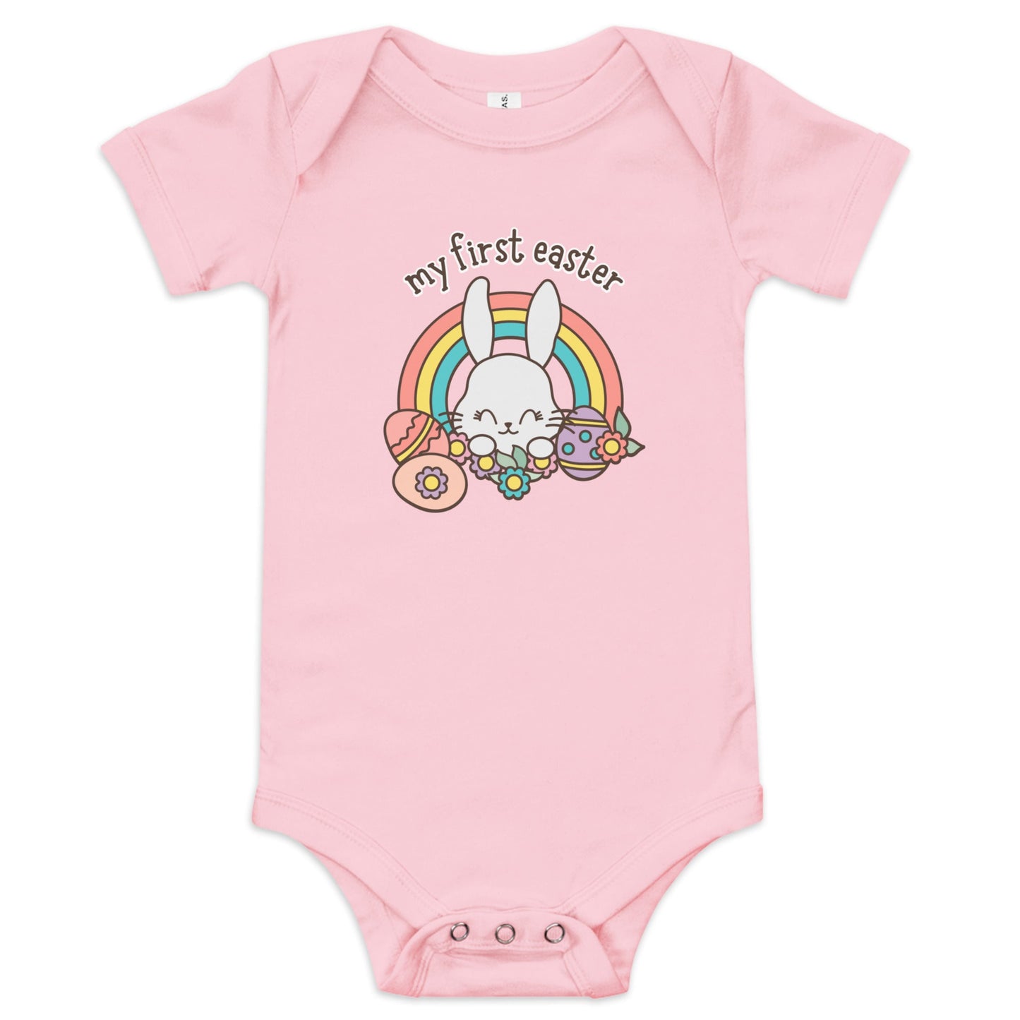 My First Easter Bunny Baby short sleeve one piece - Broad Street Threads