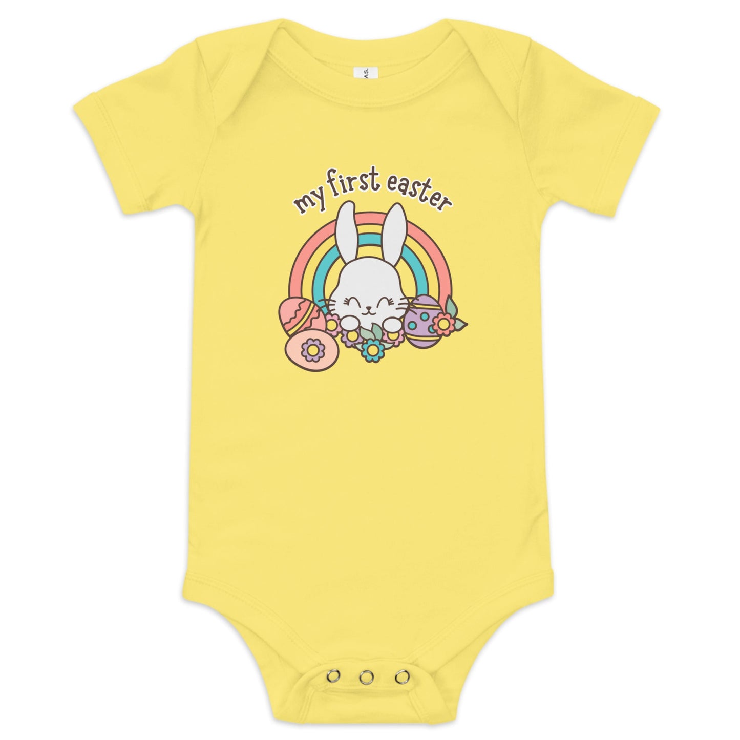 My First Easter Bunny Baby short sleeve one piece - Broad Street Threads