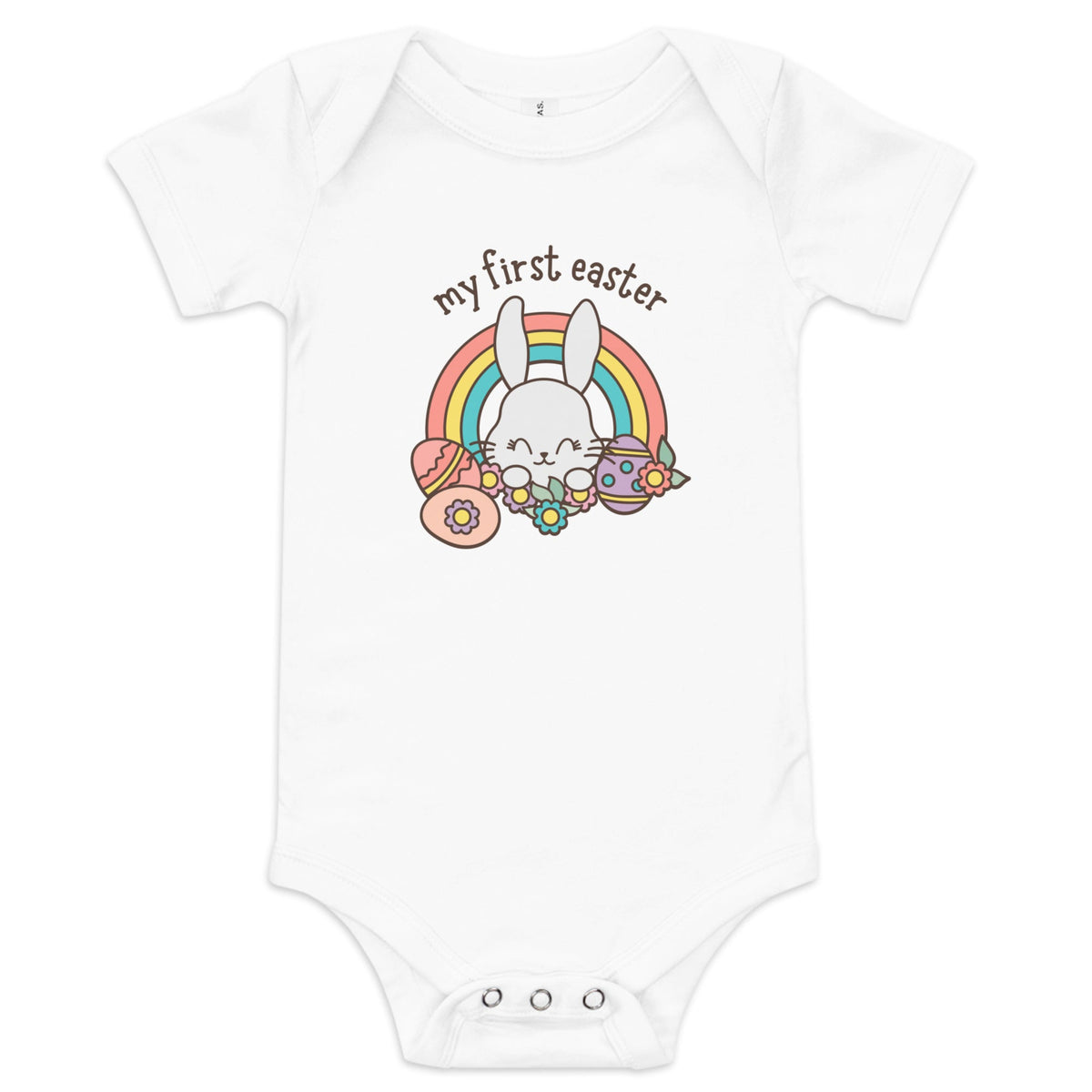 My First Easter Bunny Baby short sleeve one piece - Broad Street Threads