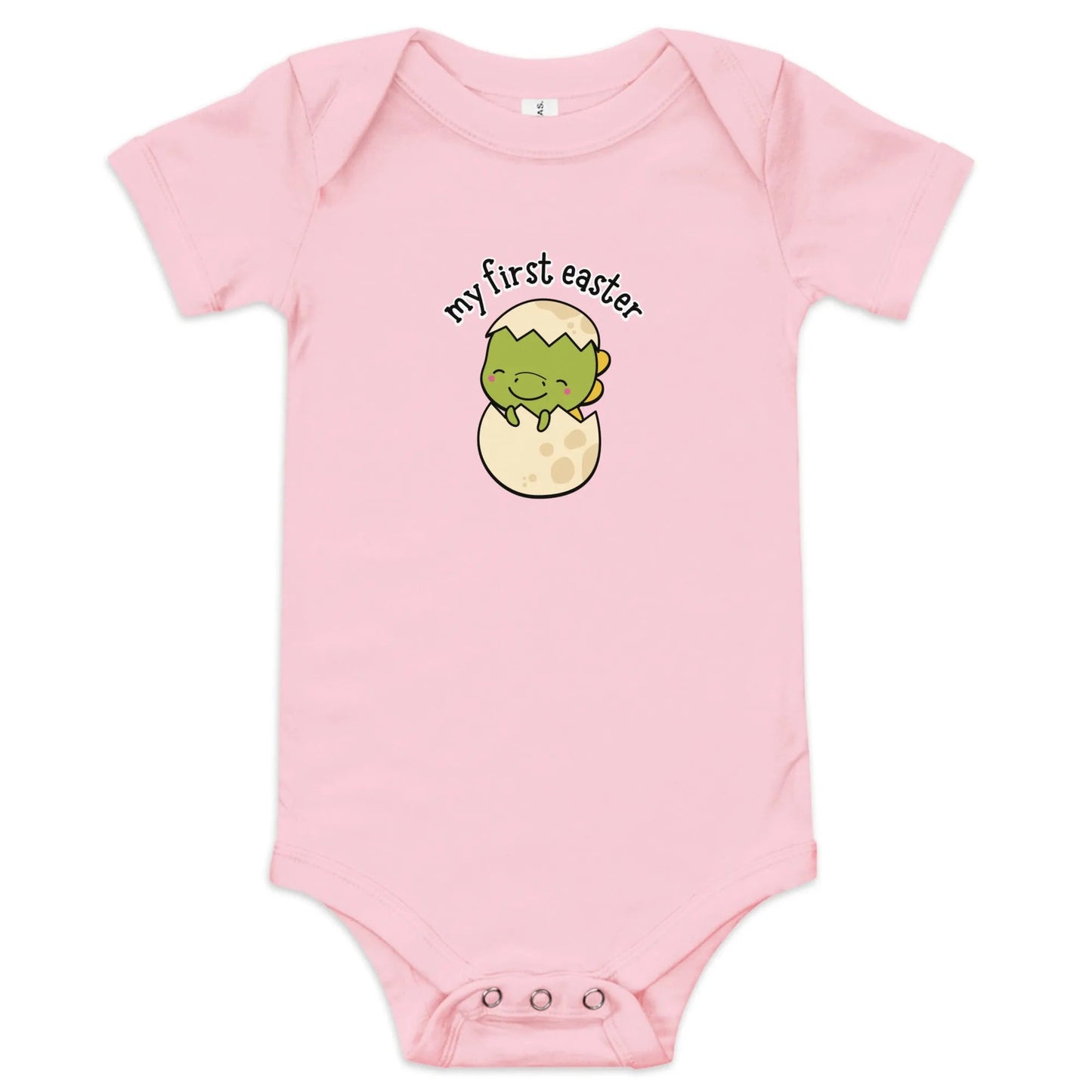 My First Easter Dino Baby short sleeve one piece - Broad Street Threads