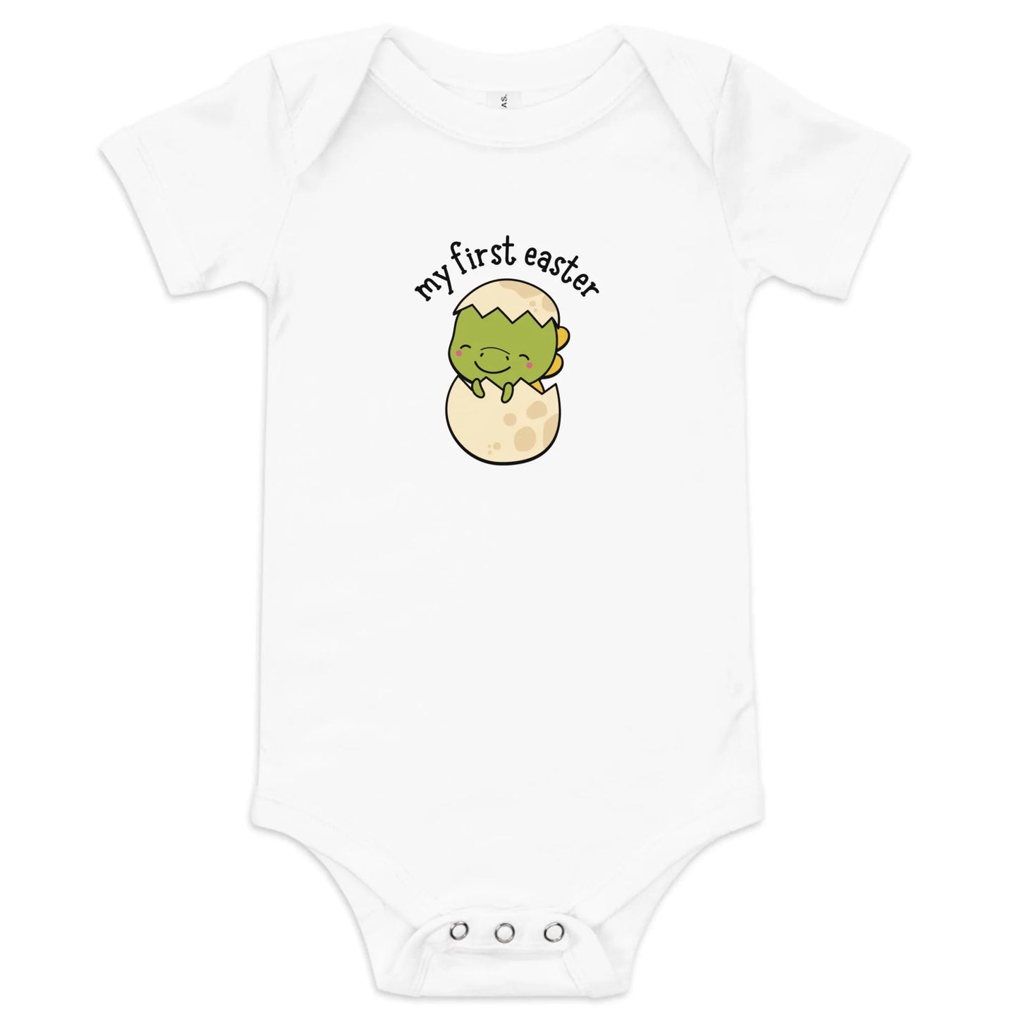 My First Easter Dino Baby short sleeve one piece - Broad Street Threads