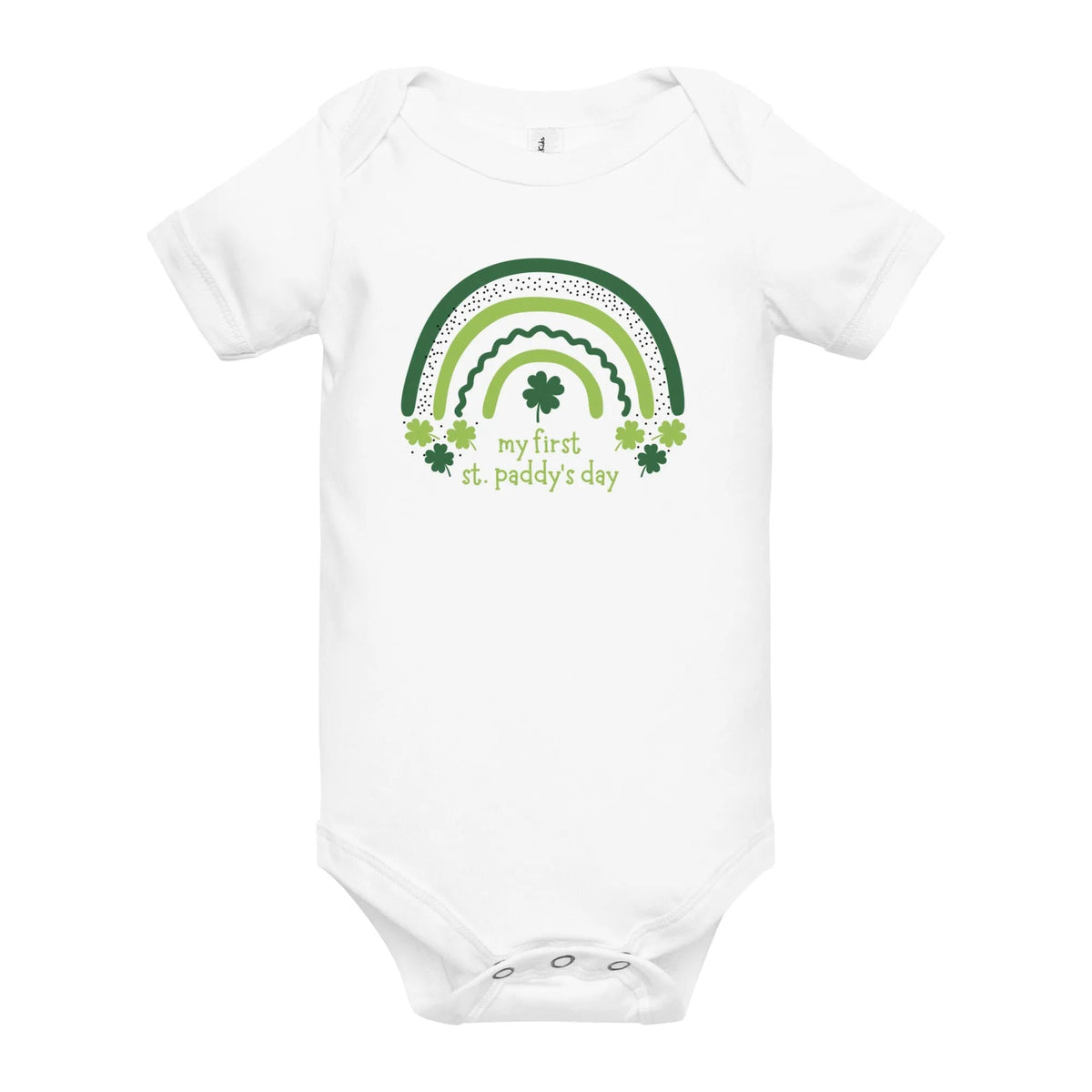 My First St. Paddy&#39;s Day Baby One Piece - Broad Street Threads