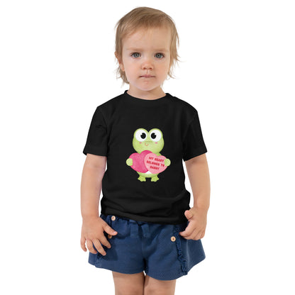 My Heart Belongs to Daddy Frog Toddler Short Sleeve Tee - Broad Street Threads