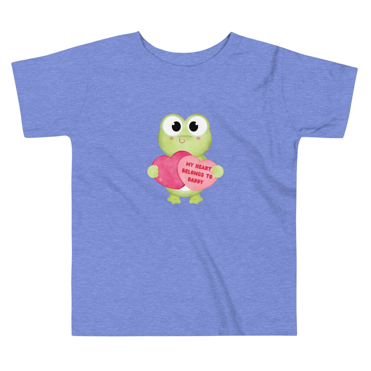 My Heart Belongs to Daddy Frog Toddler Short Sleeve Tee - Broad Street Threads