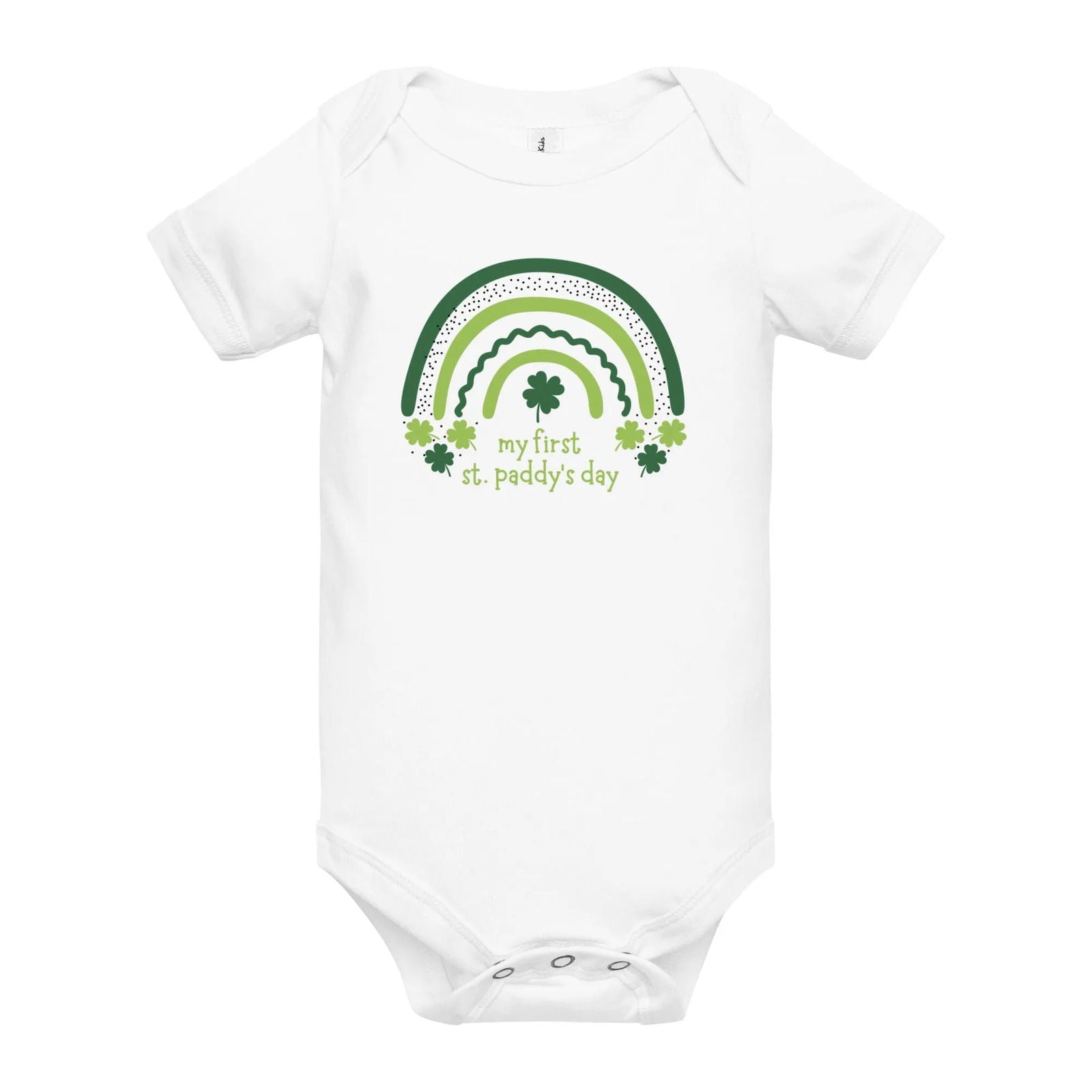 My First Paddy's Day Baby One Piece Broad Street Threads