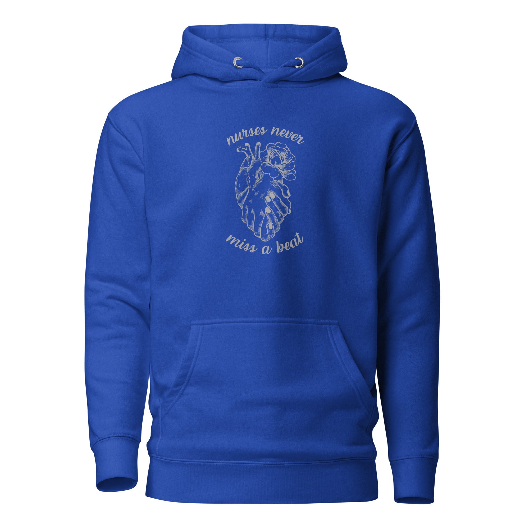 Nurses Never Miss Hoodie - Broad Street Threads