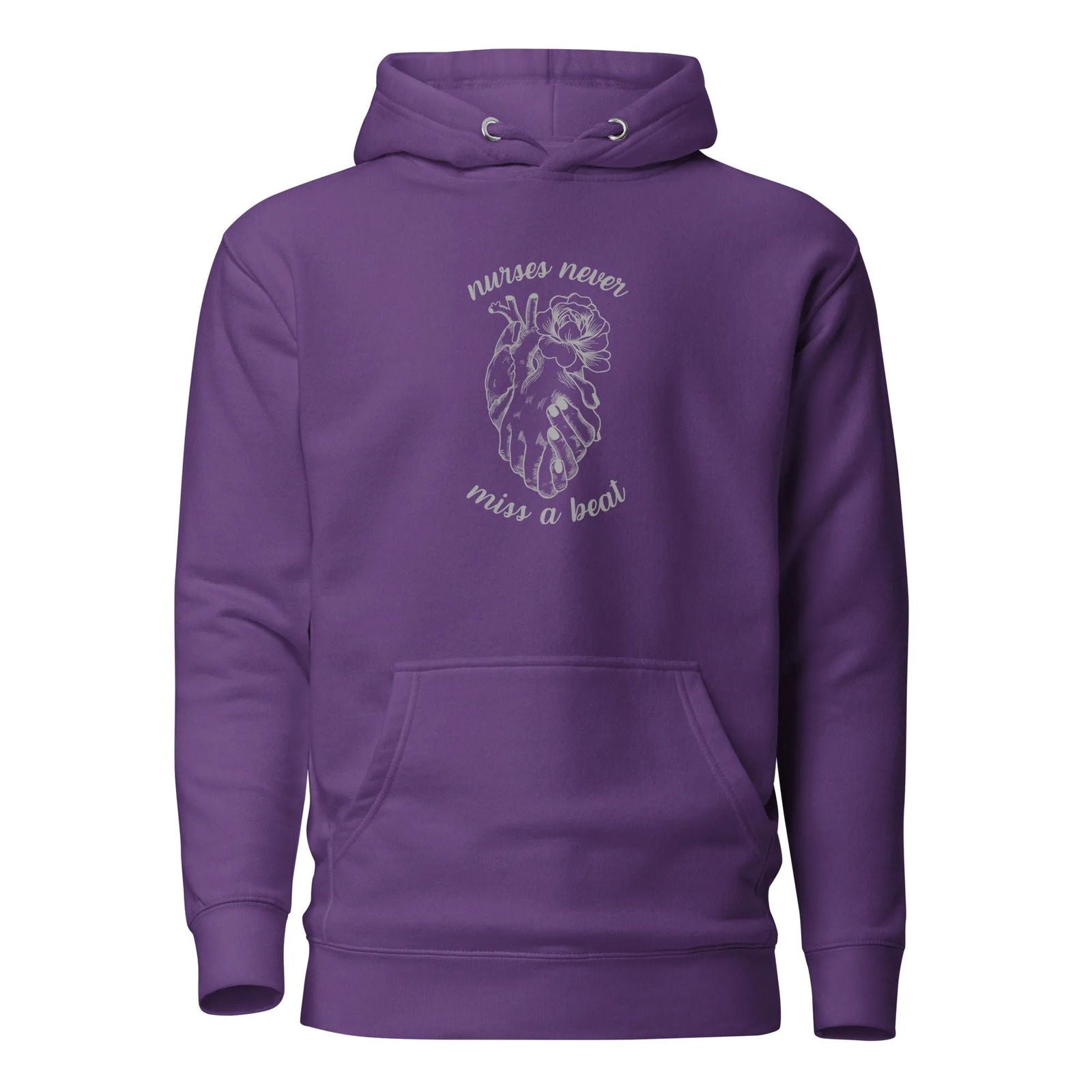 Nurses Never Miss Hoodie - Broad Street Threads