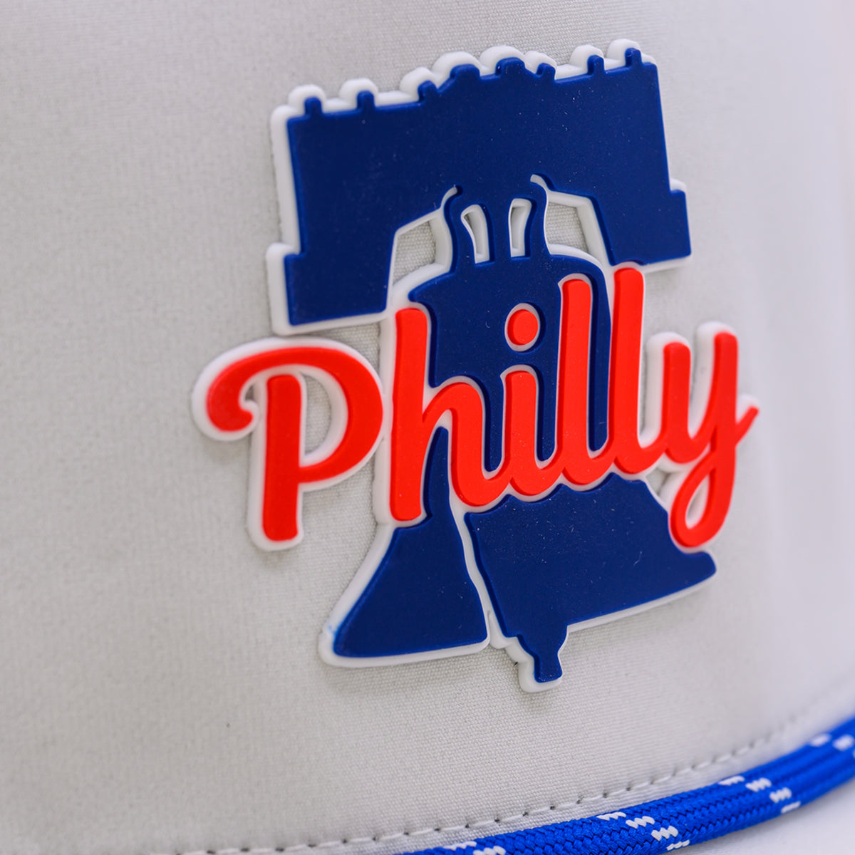 Philly Hydro Performance Hat – White & Liberty Blue