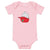 Philly Ice Cream Helmet Baby Onesie