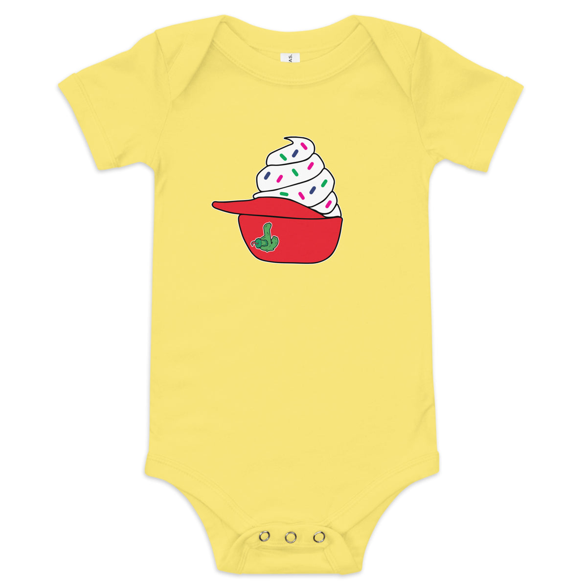 Philly Ice Cream Helmet Baby Onesie