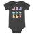 Rabbits Baby short sleeve one piece - Broad Street Threads