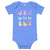 Rabbits Baby short sleeve one piece - Broad Street Threads