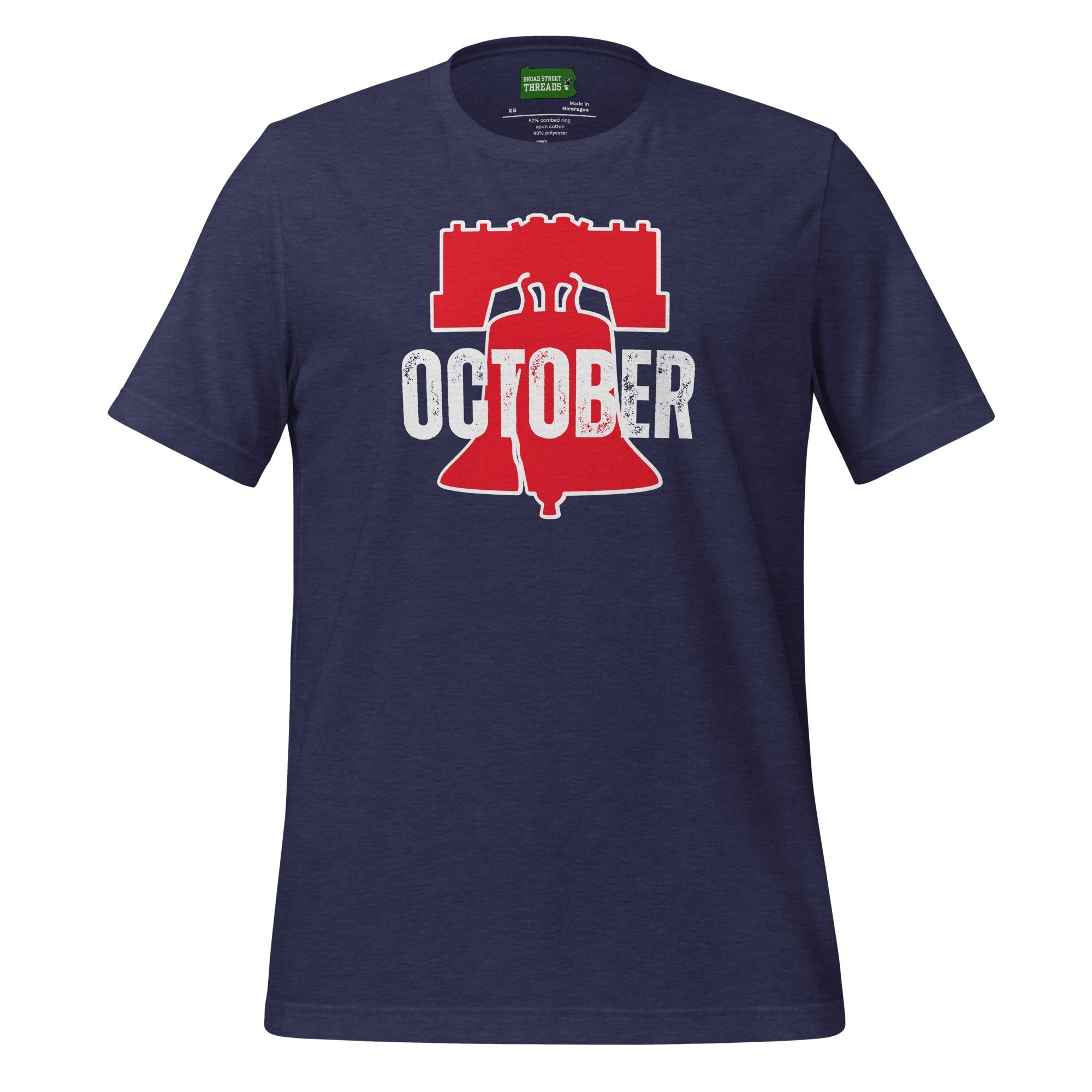 Red October Bell Tee-Broad Street Threads