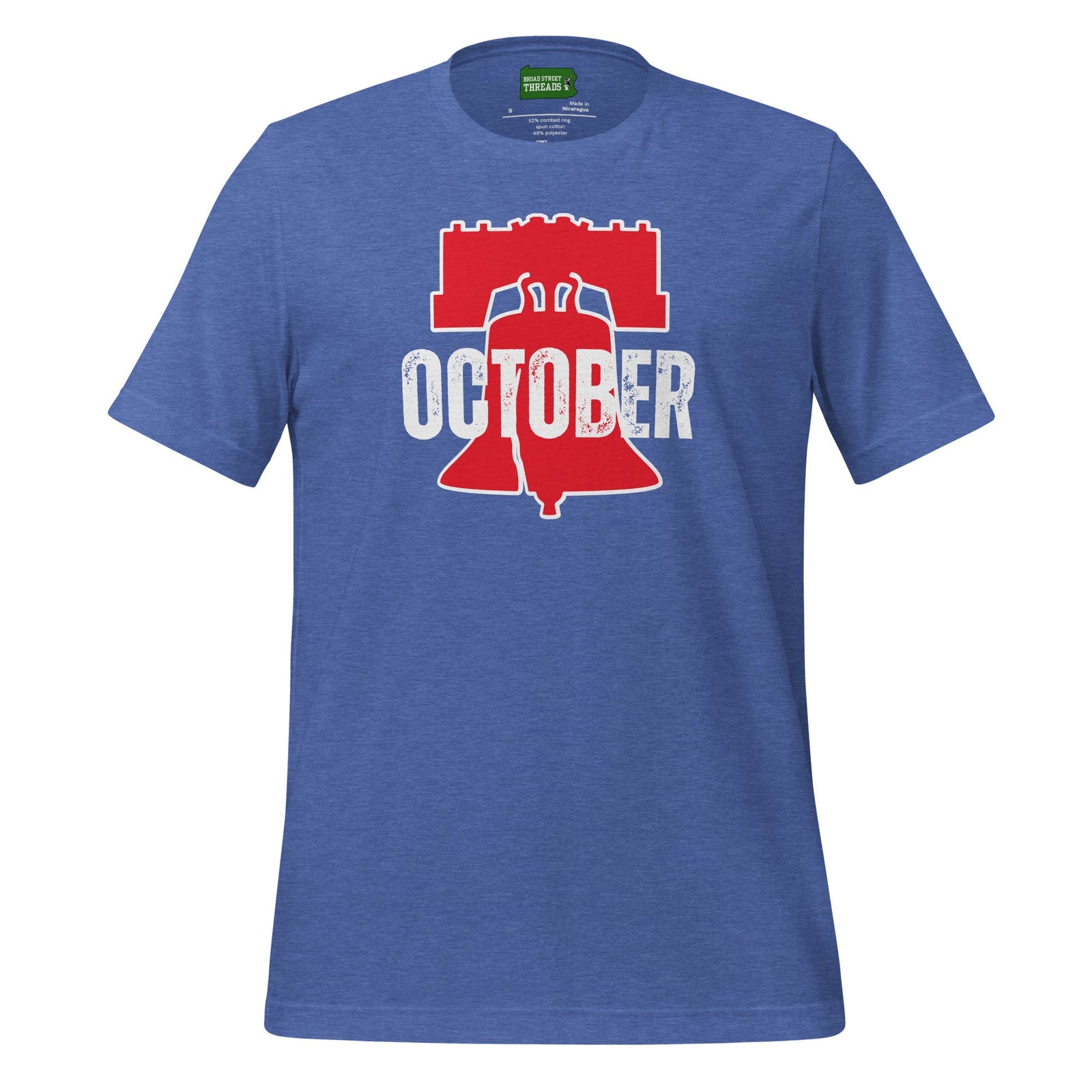 Red October Bell Tee-Broad Street Threads