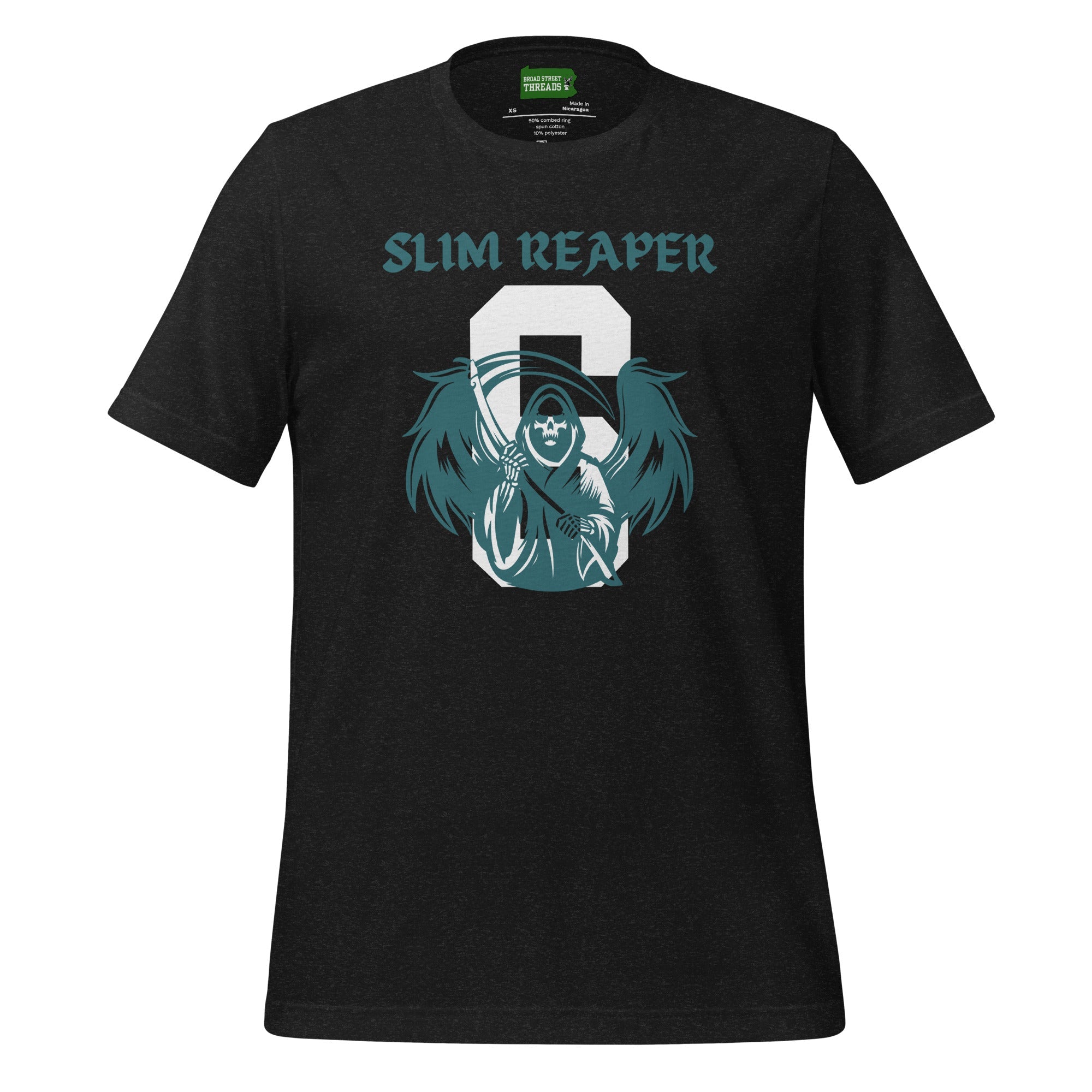 Slim Reaper Tee-Broad Street Threads