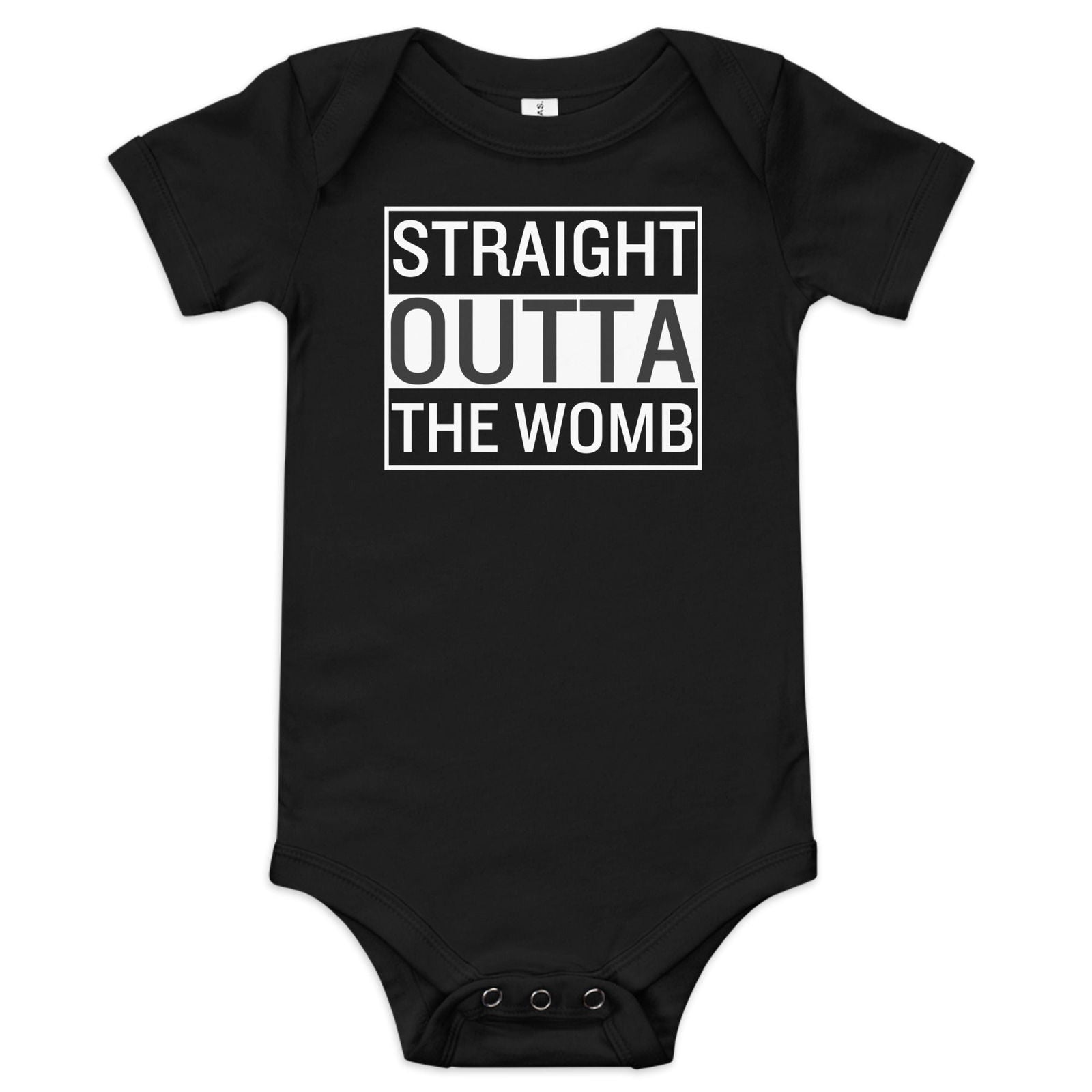 Straight Outta The Womb Baby Onesie - Broad Street Threads