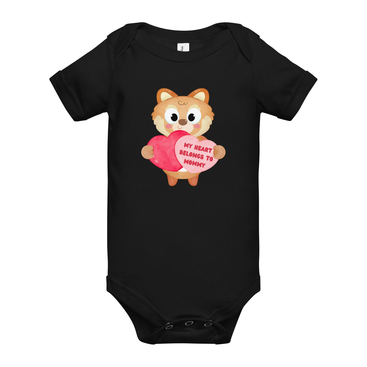 my heart fox baby one piece - Broad Street Threads