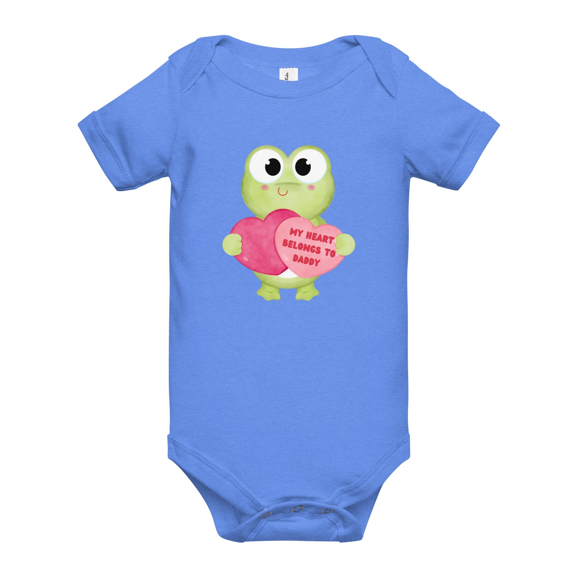 my heart frog baby one piece - Broad Street Threads