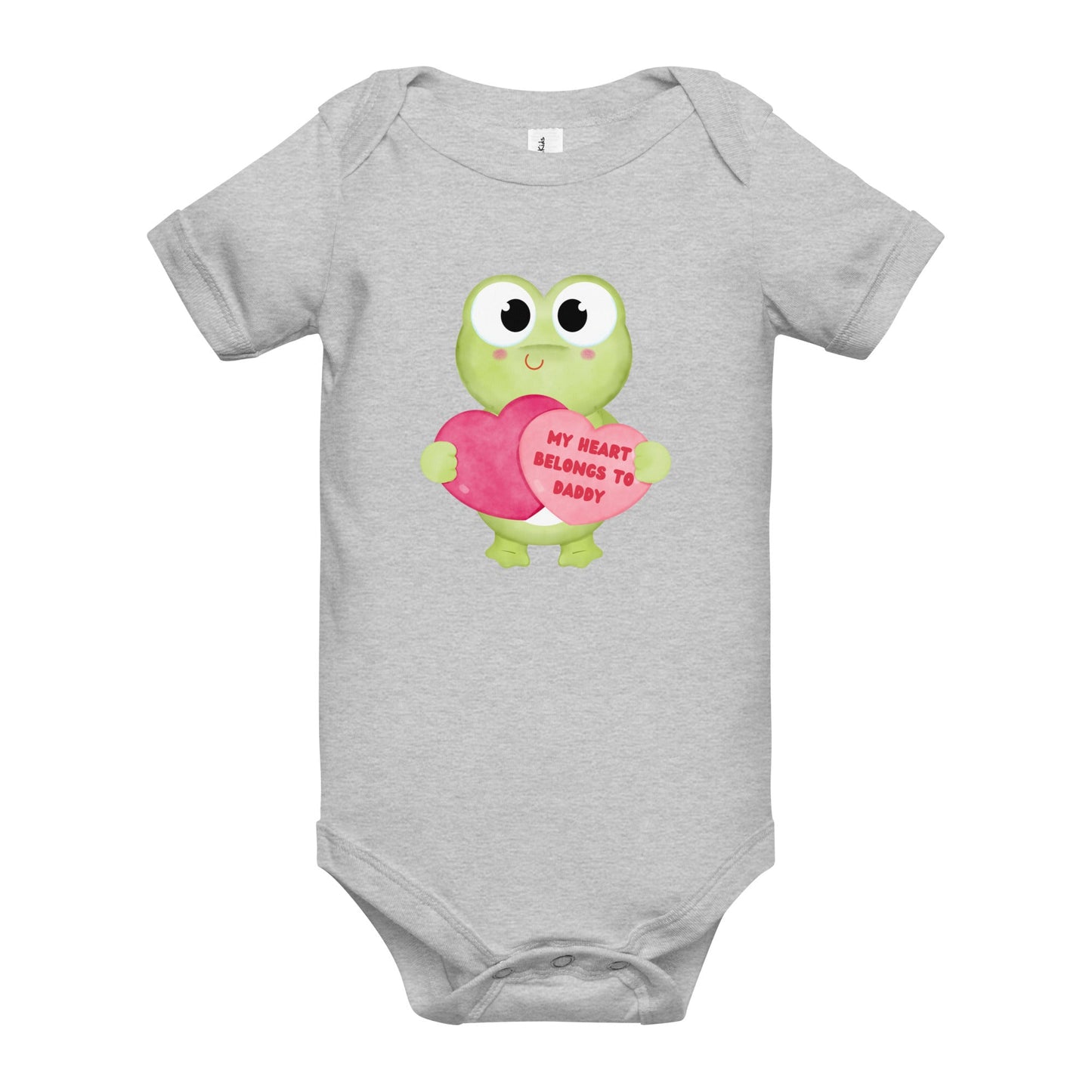 my heart frog baby one piece - Broad Street Threads