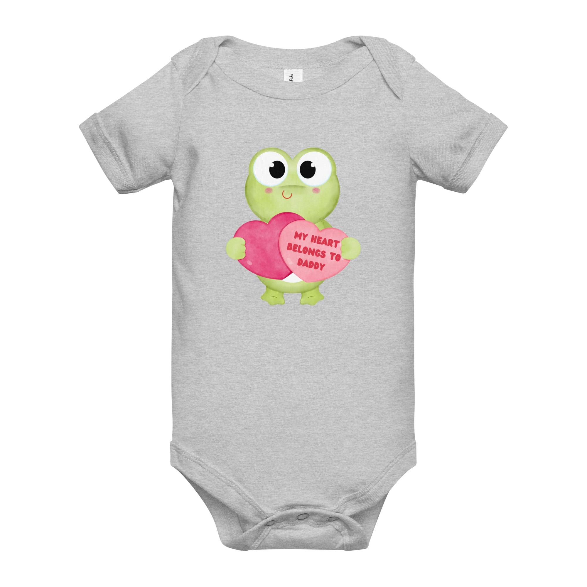 my heart frog baby one piece - Broad Street Threads