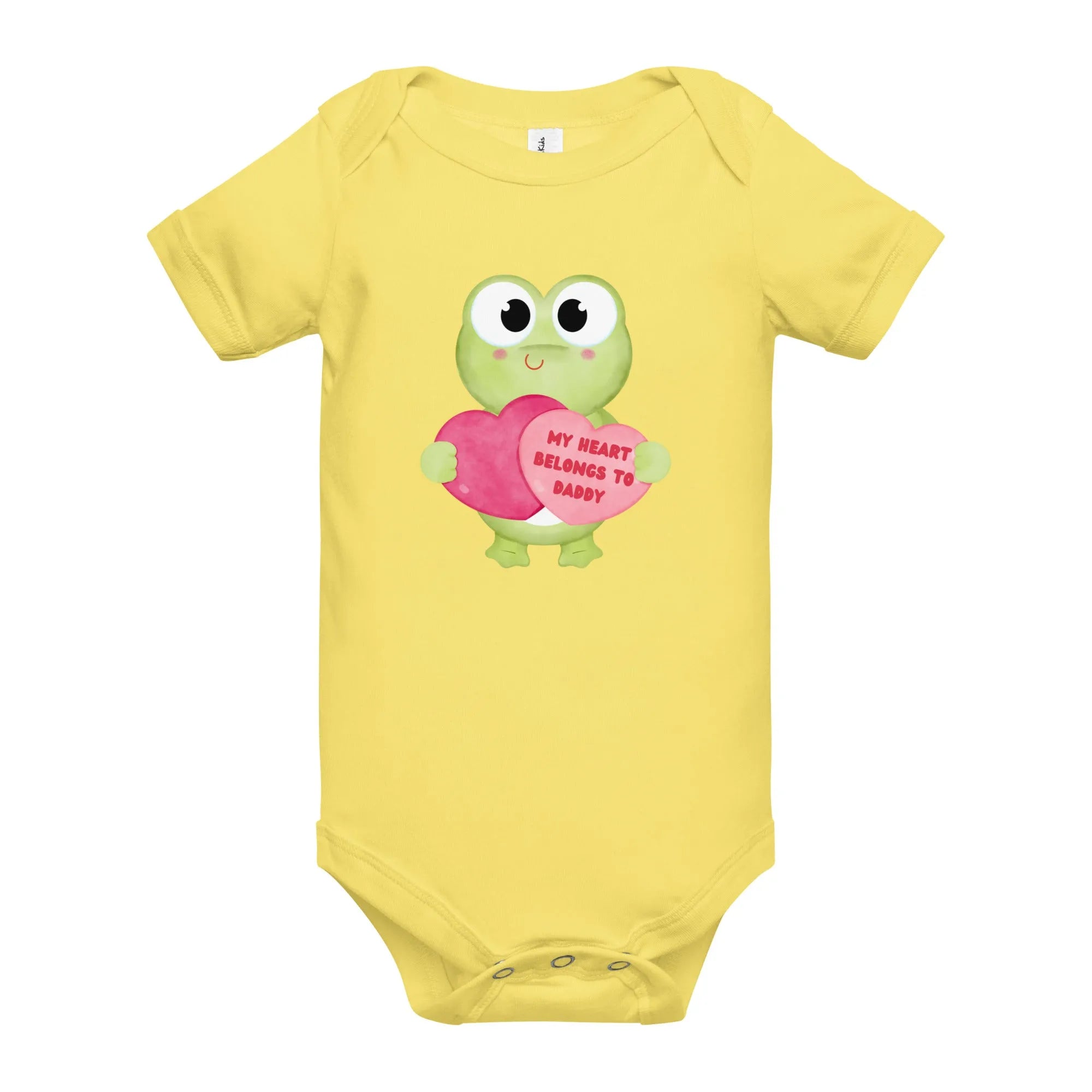 my heart frog baby one piece - Broad Street Threads