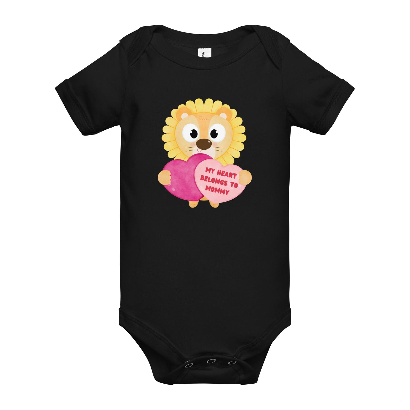 my heart lion baby one piece - Broad Street Threads