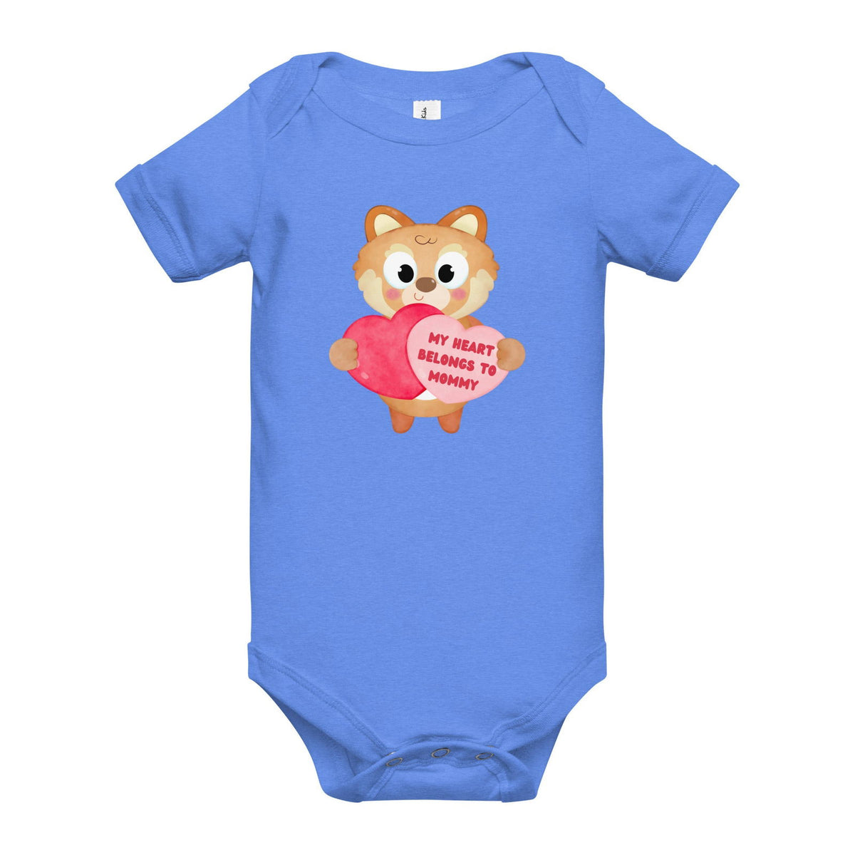 my heart fox baby one piece - Broad Street Threads